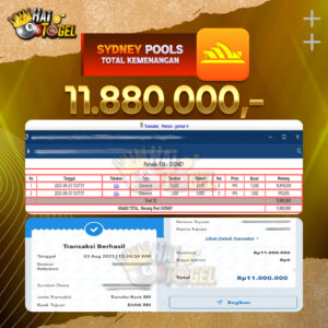 Read more about the article BUKTI PEMBAYARAN HAITOGEL TOGEL SYDNEY RP. 11.880.000