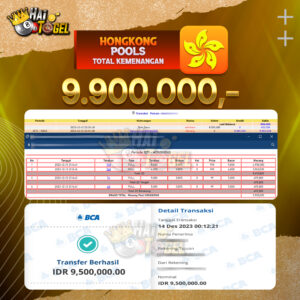 Read more about the article BUKTI JACKPOT HAITOGEL TOGEL : HONGKONG SEBESAR : RP. 9.900.000