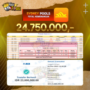Read more about the article BUKTI PEMBAYARAN HAITOGEL TOGEL SYDNEY RP. 24.750.000