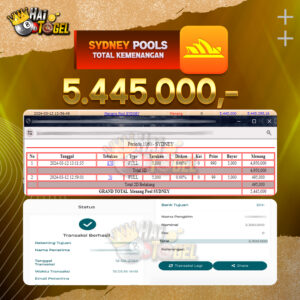Read more about the article BUKTI PEMBAYARAN HAITOGEL TOGEL SYDNEY RP. 5.445.000